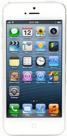 Смартфон Apple iPhone 5 64Gb White & Silver - Лесосибирск